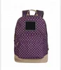 guangzhou supplier high quality fashion leisure canvas backpack student bag with logo