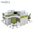 Center Office Round Workstation Modern Call Center Round Office Workstation 6 Person Used Office Workstation