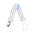 Wholesale Braided Wholesale Baby Wood Bead Holder Pacifier Clips