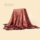 fox fur scarf handkerchief for men fashion muslim arab hijab