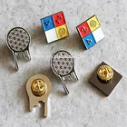 factory custom high quality zinc alloy hard enamel Lapel Pin metal mini club pin badge