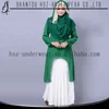 MDA015 Kaftan abaya islamic clothing wholesale ethnic cloth long sleeve ladies pure color muslim top latest kaftan dress designs