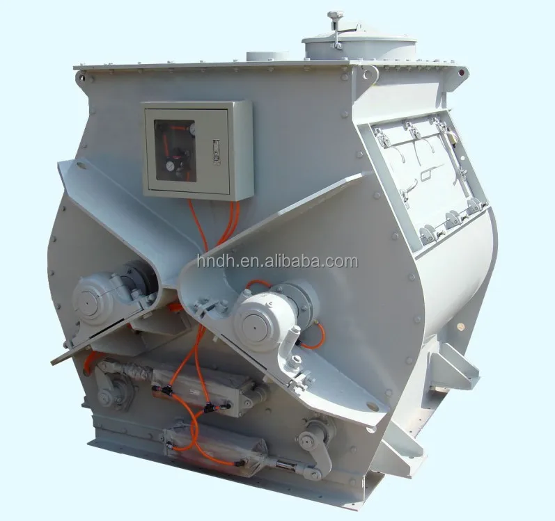 Double shaft paddle dry mortar mixer for Automatic dry mortar line
