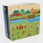 Child book educational board singing sound book with sound module toy supplier