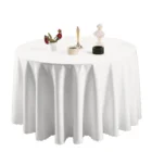 Manufacturer wholesale round polyester table cloth for wedding