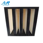 Low Damage Mini Pleated Media Filter Vbank Hepa Filter+ Vbank Washable Hepa Air Filter H13