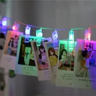 30Led Led フォトクリップストリングライト 12FT ウォームホワイトウェディングパーティー家の写真写真屋内フェアリーライトストリング