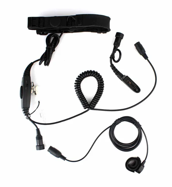 Ptt Adjustable Volume Throat Vox Forehead Mic For Motorola Radios Buy