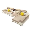 U shaped sofa set 7 seater modern style wooden sofa set designs living room furniture settee sofa