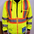 High Visibility Vest Workwear For Public Workers With Printing logos