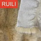 Cotton/spandex/polyester/acrylic faux fur for first class garment