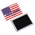 new printing home decor customized tin plate metal fridge magnet