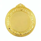 China sale metal crafts production gold plated blank medal , zinc alloy award metal medallion
