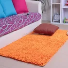 orange microfiber chenille soundproof carpet floor tiles