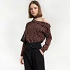 /product-detail/fashion-design-custom-chiffon-polka-dot-single-shoulder-lady-blouse-oem-odm-62135227905.html