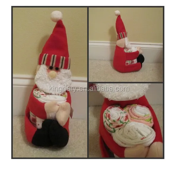 christmas holiday santa kitchen towel gift set bath hand towel