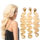 Highknight Body Wave Blonde 100% Brazilian Human Hair Weaving