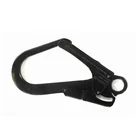 Factory Wholesale Surface Black Safety Hook Korean Hook Forging Steel Material Pulling Force: 25kn