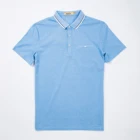 100% cotton high quality pique custom printing embroidery logo short sleeve blank men polo t shirt