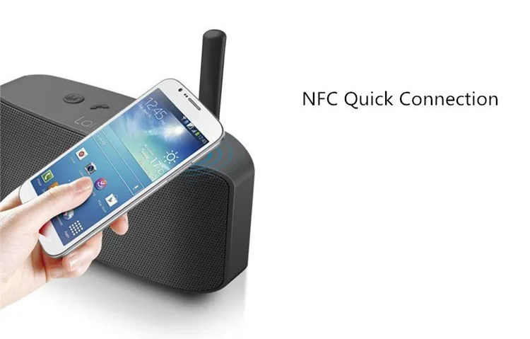 Original Lafine F11 Super Bass LCD Portable SD CARD SLOT Wireless NFC Bluetooth4.0 Speaker With Mic & FM Radio Hand-Free Calling - ANKUX.COM