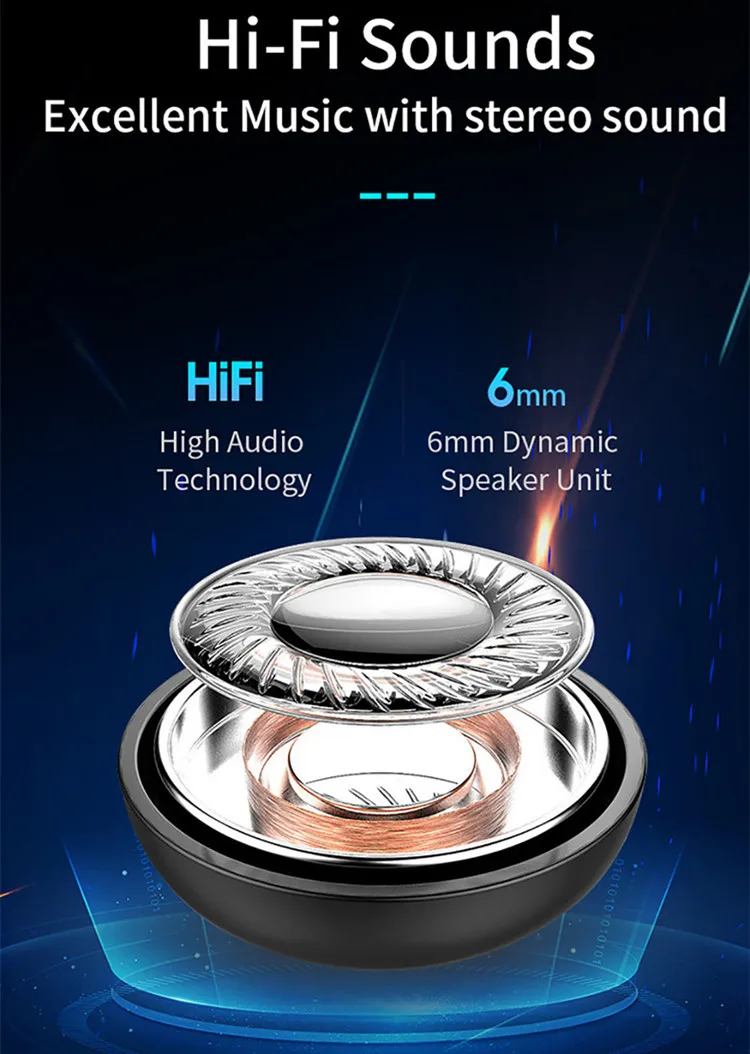 Outdoor sport swimming running fitness IPX5 waterproof mobile accessories mini stereo XG12 earbuds earphone - ANKUX.COM