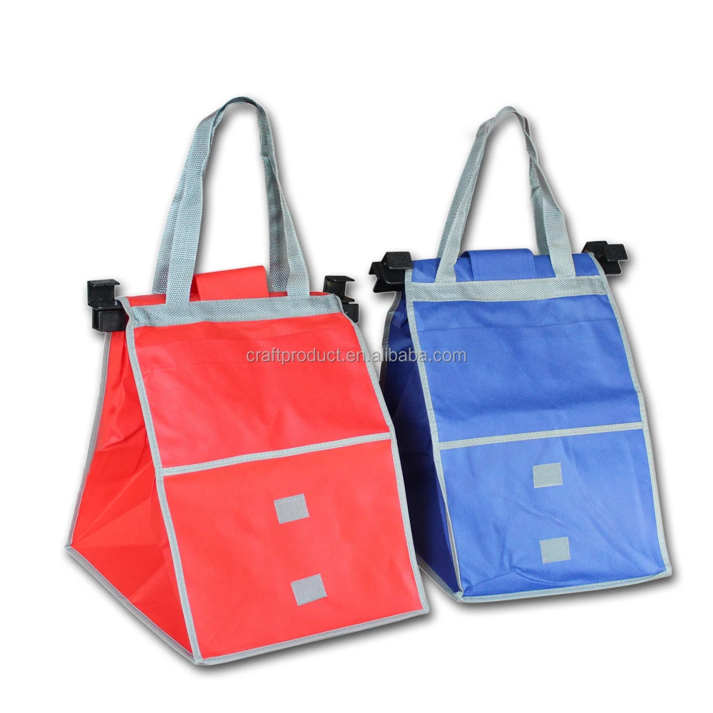 eco friendly reusable grocery trolley bags for vegetable carts