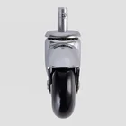3'' Non Marking Kingpin Double Ball Bearing High Elastic Thermoplastic Rubber Medical Furniture Caster Wheels