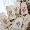Different Flower Designs Vintage Lace Elegant Paper Bag Gift Bags Bread Candy Packaging Party Favor Decoration