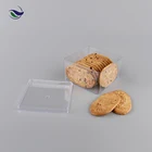 wholesale cheap designer bpa free pet food storage savers set candy containers packaging box square cookie jar plastic