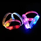 Party Favors Supplies Music Activated Glow Led Bracelet Light Up Wristband Night Events