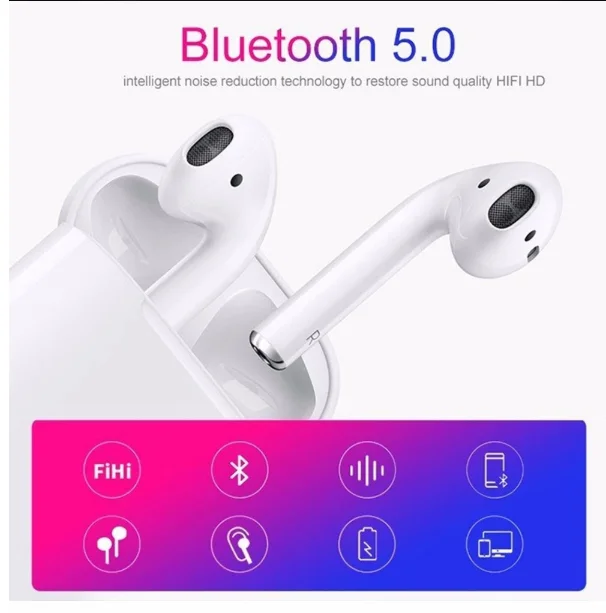 Touch control truly wireless bluetooth earbuds with powerbank i12 earphones sports bluetooth headset headphones - ANKUX.COM