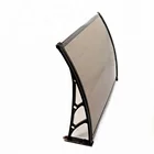 Retractable window and canvas door shade awnings for front porch