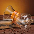 400ML Glass Manual Cold Brew Coffee Maker With Leather Tie Decoration