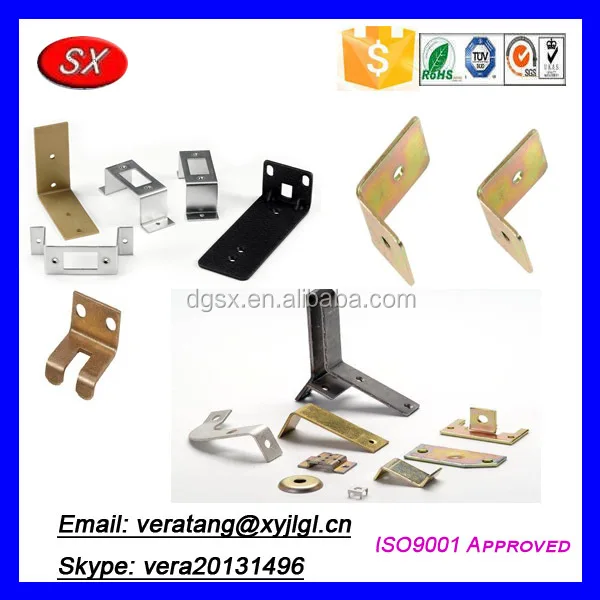 C Shaped Bracket Anodized Aluminum Black And White Connector Bracket