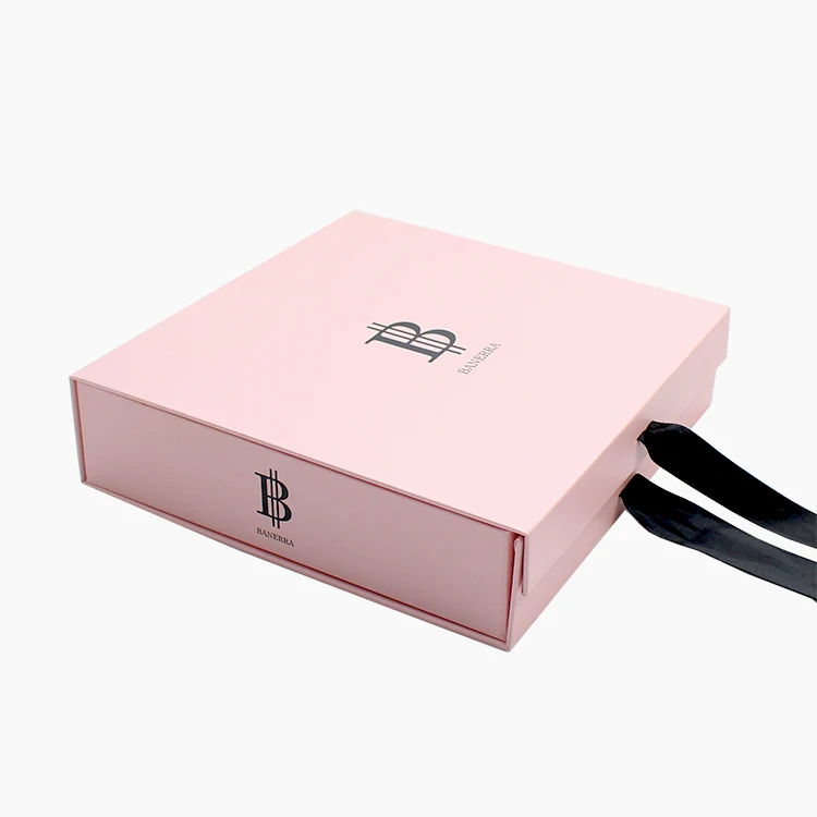 custom pink gift cardboard printed logo paper box for electronic