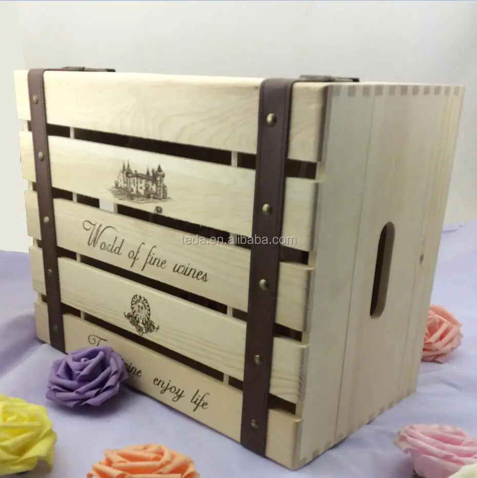 FSC customized logo and design wooden shipping wine gift box for 6 bottles FSC customized logo and design wooden shipping wine gift box for 6 bottlesQQ20170627171022