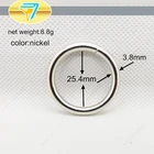 Buckles Metal Metal Buckle Luggage Accessories Luggage Accessories Buckles 25.4mm Silver Metal O Ring