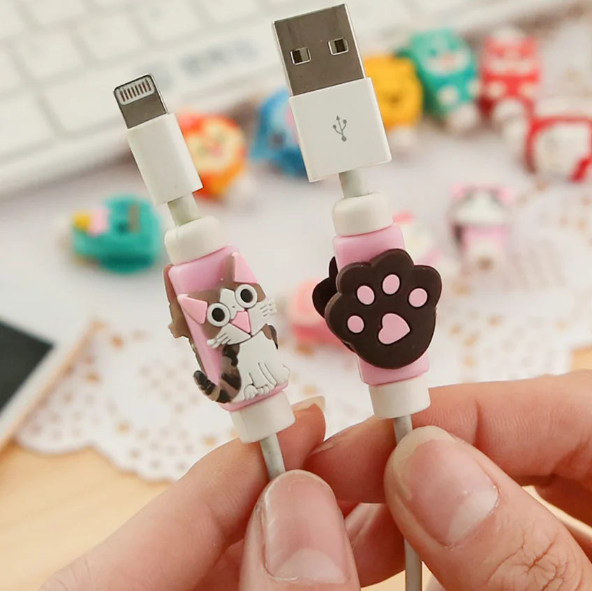 RISHUN Mobile Phone Accessories Practical USB cable protector and cable winder sets - ANKUX.COM
