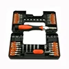 37pcs HANDLE(PP&TPR)hex phillips torx BITS(CR-V6150) nut and changeable screwdriver precision
