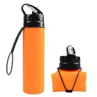 HT100180 New Products 2019 Home and Office Collapsible Water Bottle with Silicone Sleeve
