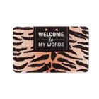 PVC Coil Custom Door Polypropylene 45*75cm Floor Mat with Printed Logo
