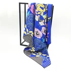 Turkey custom design twill silk scarf 90x90cm