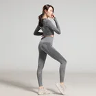 Women Gym Sportswear clothing workout Leggings fitness yoga Wear seamless leggings Sets