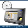 13.56MHz RFID biometric fingerprint time clock punch card machine with TCP/IP, WIFI, 3G
