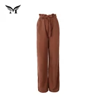 Factory supplier funny long brown lyocell sashes fashion ladies casual pants