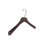 Multifunctional black wooden coat clothing hanger for display