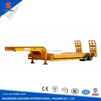 3 Axles Lowboy Trailer Trucks 60
