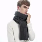 Hot Selling In Alibaba Knit Woolen Yarn Neck Scarf Made In China Acrylic Wool Shawls and Scarves