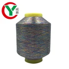 Colorful Supper Soft MH Type Gold Polyester Metallic Yarn For Knitting