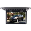 15 inch Roof Mounted Car/Bus Flip Down Motorized Monitor with USB Video input FM SD HDMI Blue LED